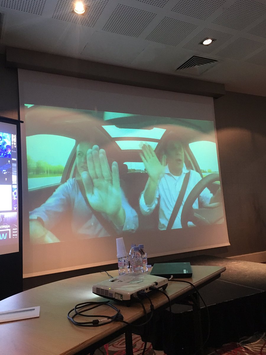 AmiePega's tweet photo. Carpool karaoke anyone? #PegaWorld #LifeAtPega #ActuallyLolling https://t.co/MjYxXDOagl