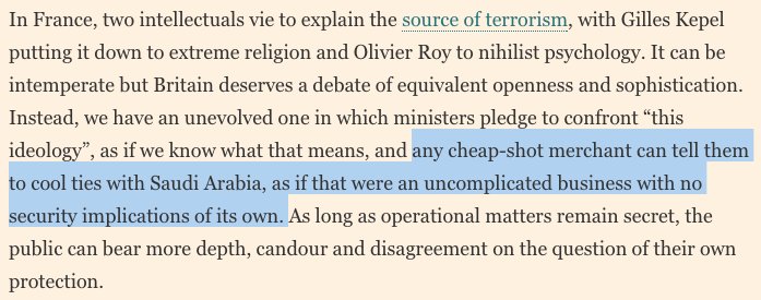 abichin999's tweet photo. .@jananganesh correct on relationship with Saudi Arabia – it saves UK lives. https://t.co/meR5goP43y