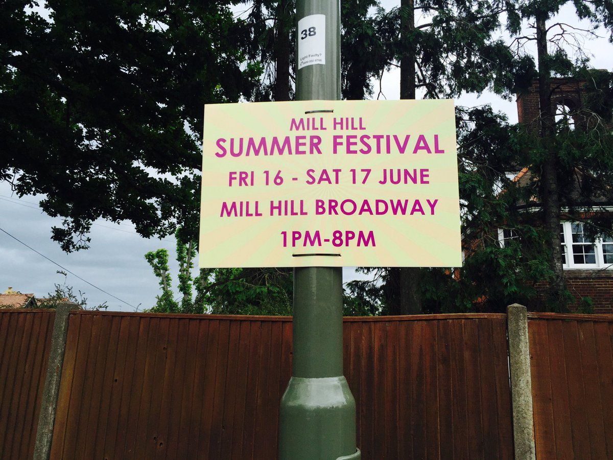 #MillHill Summer Festival is coming up! Join us for #streetfood #drinks from <a href="/AdamAndEveNW7/">Adam and Eve</a> #crafts #music and #NW7 #community!