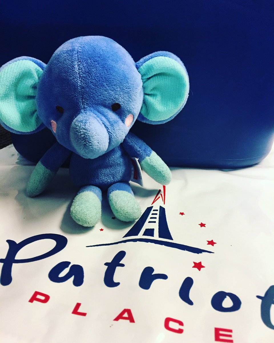 PatriotPlace's tweet photo. 🚨🚨🚨MISSING 🐘 REPORT!
Did your little one lose this little lovey? 
🐘 is safe in our Management Office next to @Skipjacks ready to head home 🏘 https://t.co/MpJpWYV17H