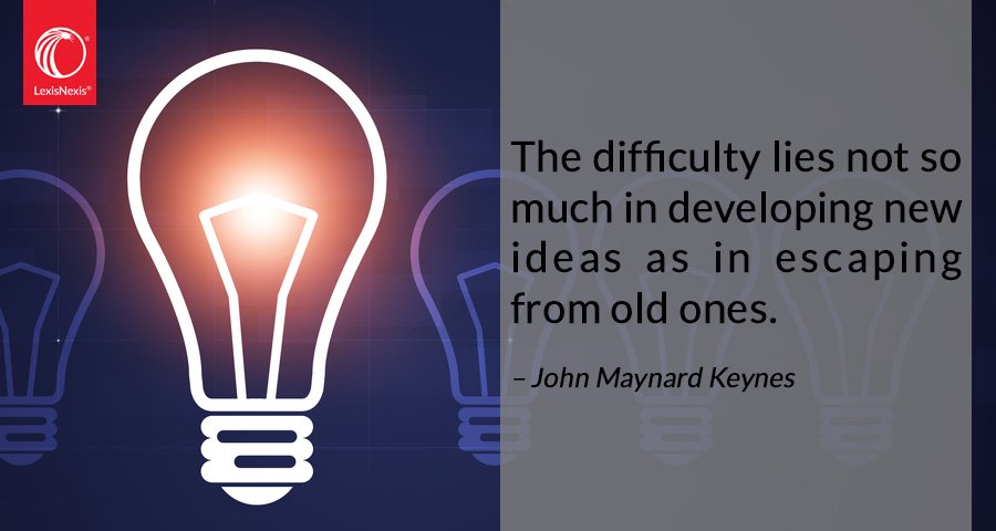 “The difficulty lies not so much in developing new ideas as in escaping from old ones.” – Economist John Maynard Keynes, born today/1883
