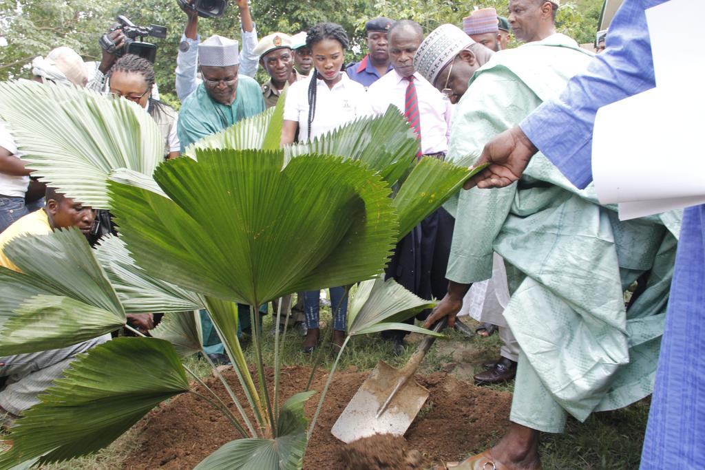 itzdecent's tweet photo. The Minister of state for Environment @iujibril planting a tree during the #WorldEnvironmentDay2017 #WithNatureNg https://t.co/jcEd1dzCJM