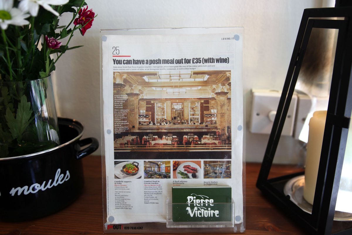 Pierre_Victoire's tweet photo. #Wine, Dine and Read! #Soho #Monday https://t.co/AP6m5xls5e