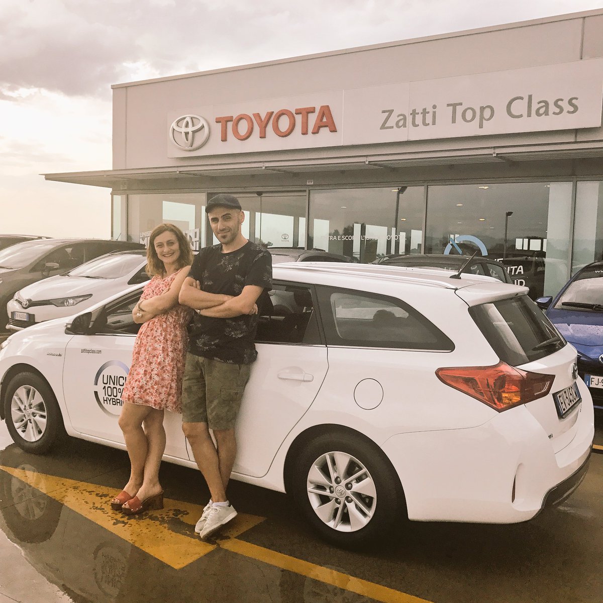 Ecco <a href="/miportovia/">miprendoemiportovia</a> pronti a partire a bordo di #Toyota #Auris #inviaggioconautozatti 🚗