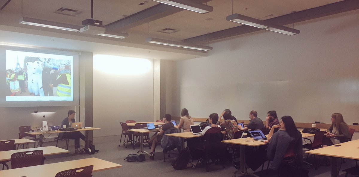 ASCscholars's tweet photo. Kicking off the week with climate change #ascsummerculture @candiscallison @UBCJournalism @bzelizer https://t.co/RXXEy53nXK