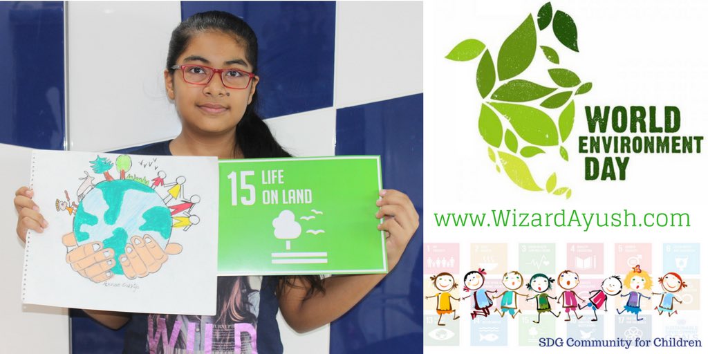 SDGsForChildren's tweet photo. Share your piece of Cartoon for any of the #SDGs in #CartoonCampaign by kids #LifeOnLand #SDG15 #WorldEnviromentDay #Ashneet #Springdales https://t.co/RITL5Z7eAF