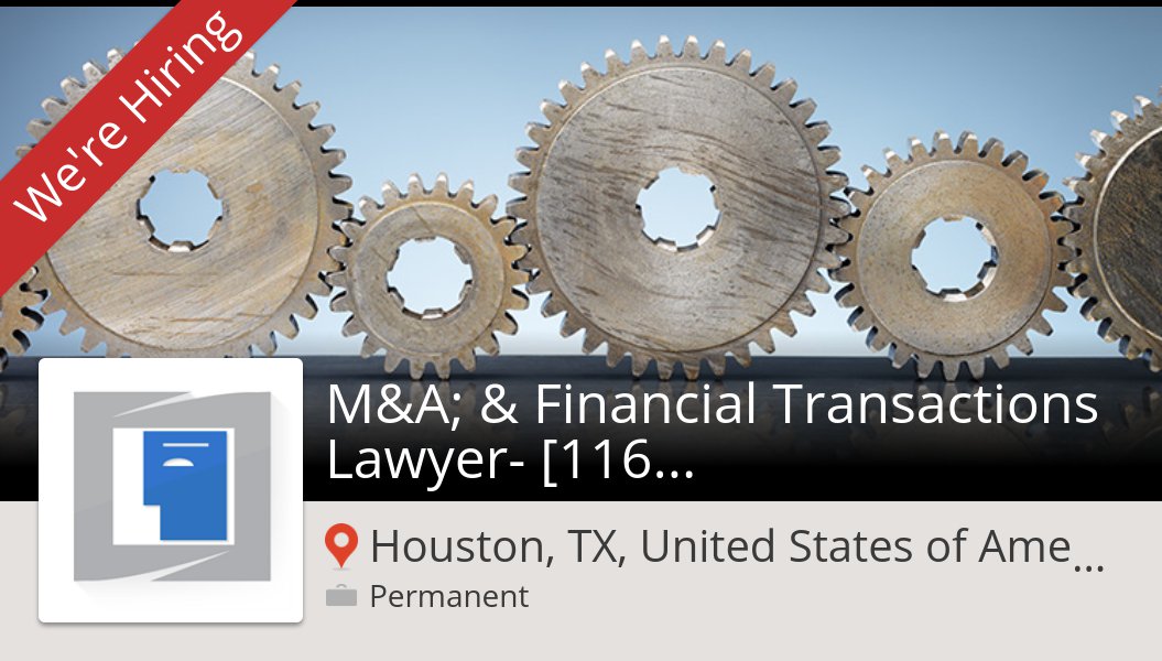 LutechSteven's tweet photo. LutechResources: M&amp;A; &amp; Financial Transactions L... in #HoustonTXUnitedStatesofAmerica #job https://t.co/sDb2CIr67h https://t.co/kO2F1kqG5e