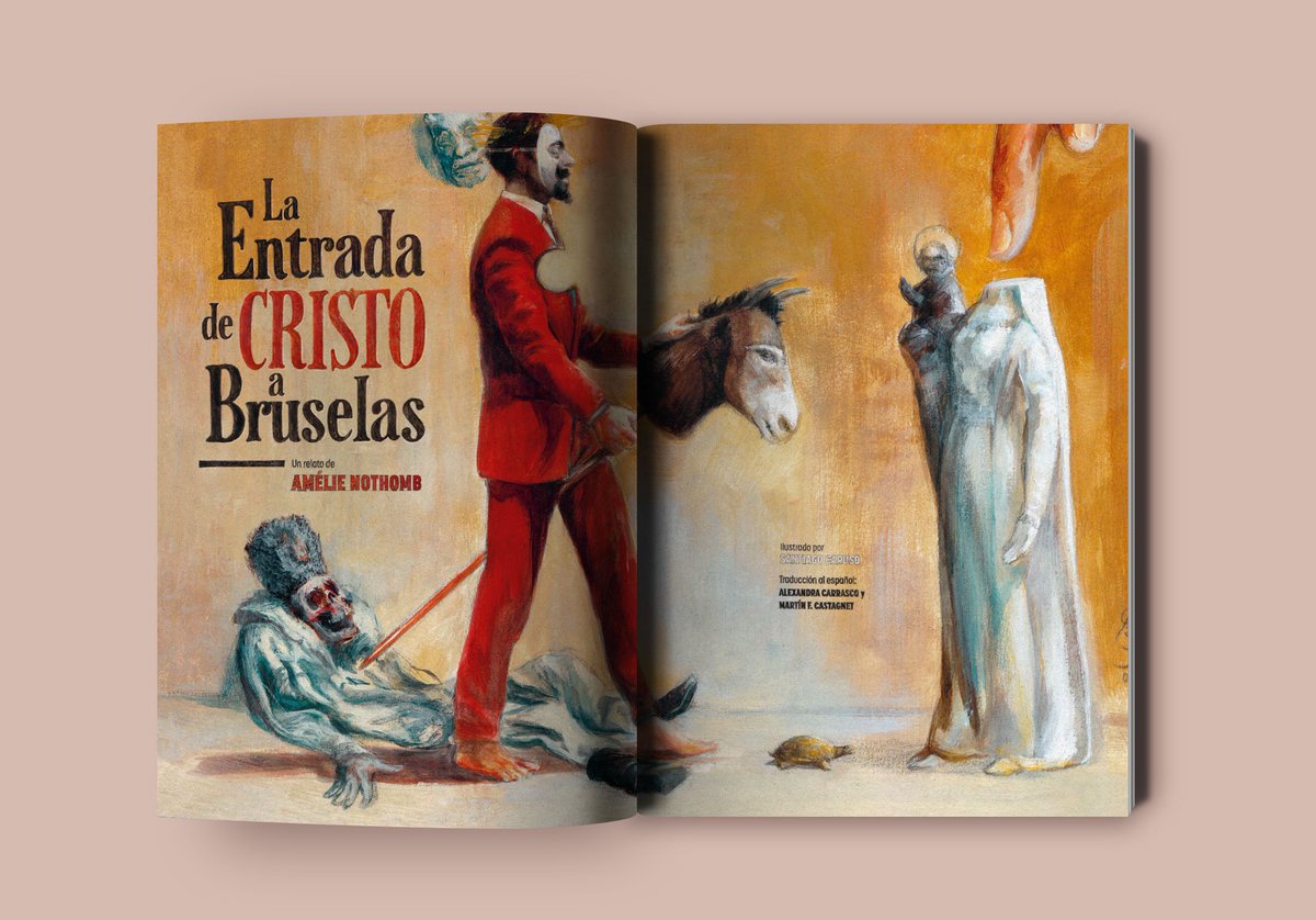 casciari's tweet photo. Comprá hoy la nueva Orsai: trae un cuento exclusivo de Amélie Nothomb ilustrado por Santiago Caruso. https://t.co/NWhD1671UD https://t.co/XbbruYVcHs