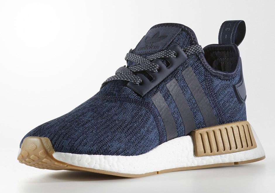 SneakerNews's tweet photo. This adidas NMD R1 features new gum midsole 'bumpers'. Coming soon https://t.co/aUOiiZ5yYj https://t.co/x9m7cp4rw4