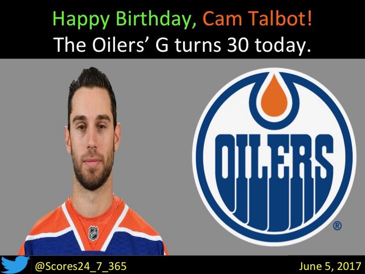  happy birthday Cam Talbot! 