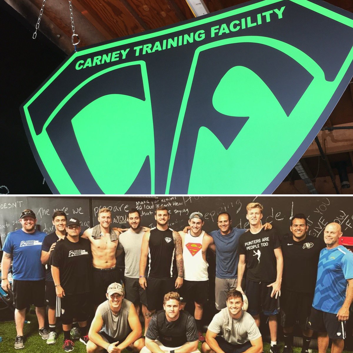 MattWigleyLS's tweet photo. Pumped we finally made it out to Carlsbad, CA to get work in #CarneyTrainingFacility Phenomenal atmosphere! #CTF #GameChanger #TeamRubio https://t.co/6fqH4VzFuY