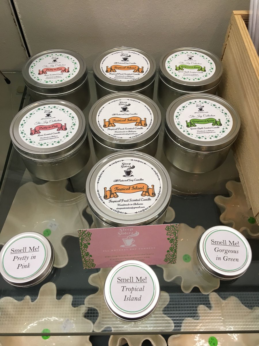Steep Sisters Candles are now for sale at <a href="/bamawiseco/">BamaWise</a> (Harbert Plaza location) in Downtown Birmingham! 😊😊😊🕯🕯🕯