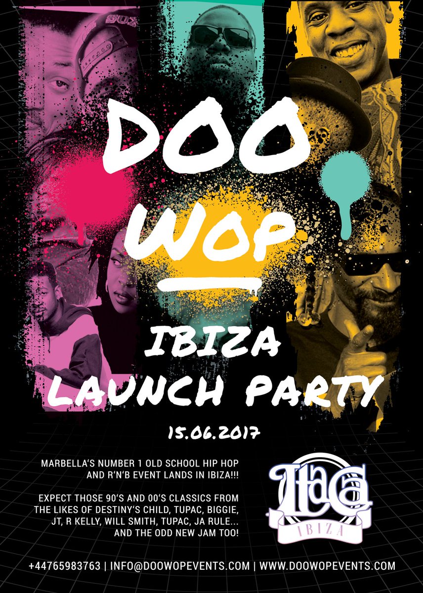 🚨🚨BIG DOO WOP ANNOUNCEMENT 🚨🚨
Doo Wop is coming to IBIZA
From the 15th June, Doo Wop at <a href="/itaca_ibiza/">Itacaibiza</a> 
Info@doowopevents.com #ibiza