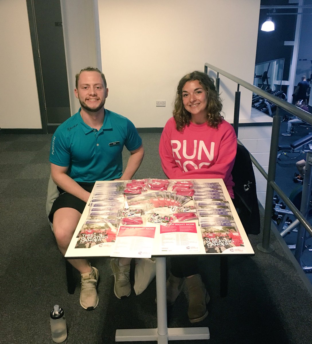 CRUKEventsScot's tweet photo. Our lovely promo team is up at @PureGym_ABDN tonight, stop by and have a chat about #raceforlife!🏃🏼‍♀️💪🏼🏋️‍♀️ https://t.co/KVQ5NR3sdL