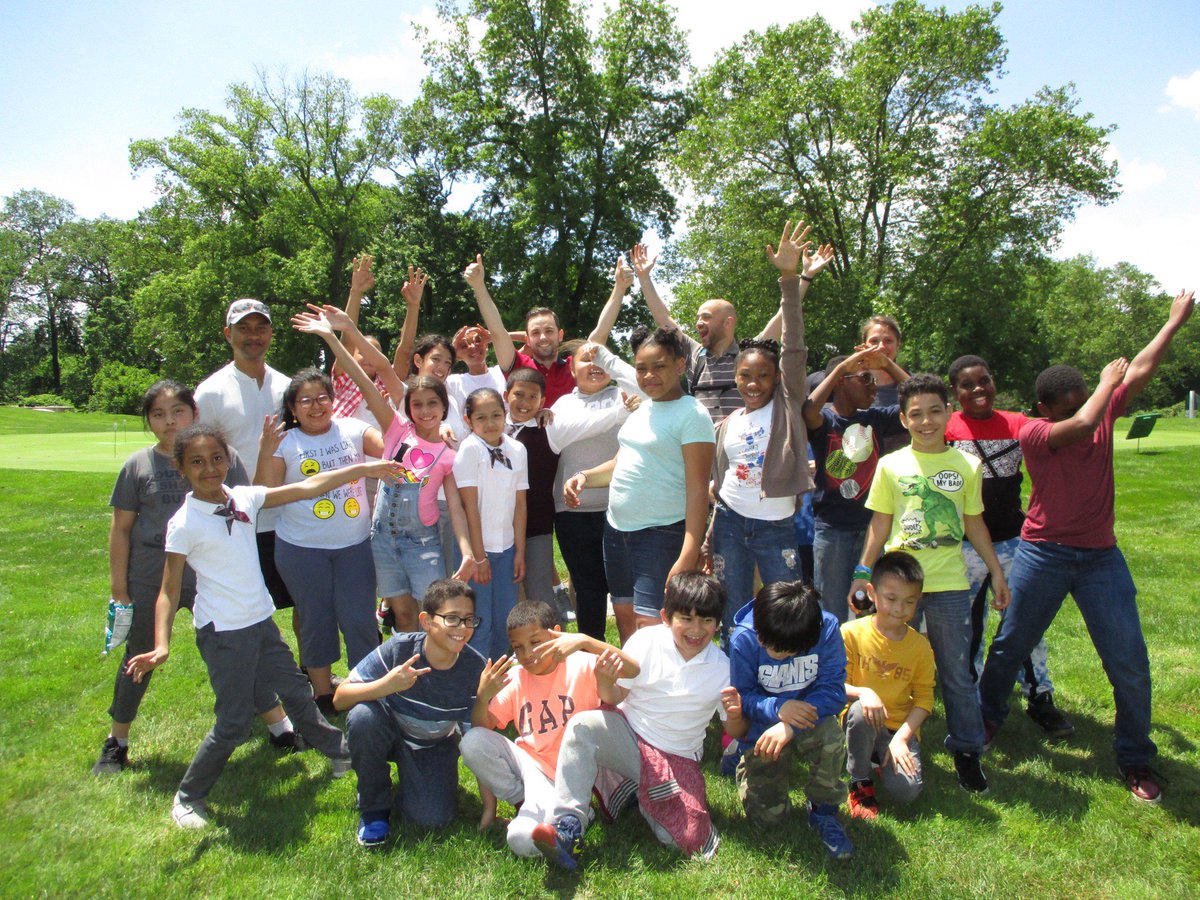District1NYC's tweet photo. Hello #D1Friends. Students at PS 64 Robert Simon had a fun day playing golf #FirstTee. https://t.co/IC5uvVtyKv