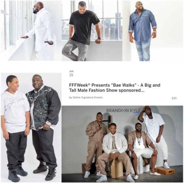 Excited to be sponsoring <a href="/fffweek/">FFFWeek</a>'s Big And Tall Male Fashion Show, "Bae Walks" #MVPCollections #FFFWeek2017 #FFFWeek #BigAndTall #Menswear