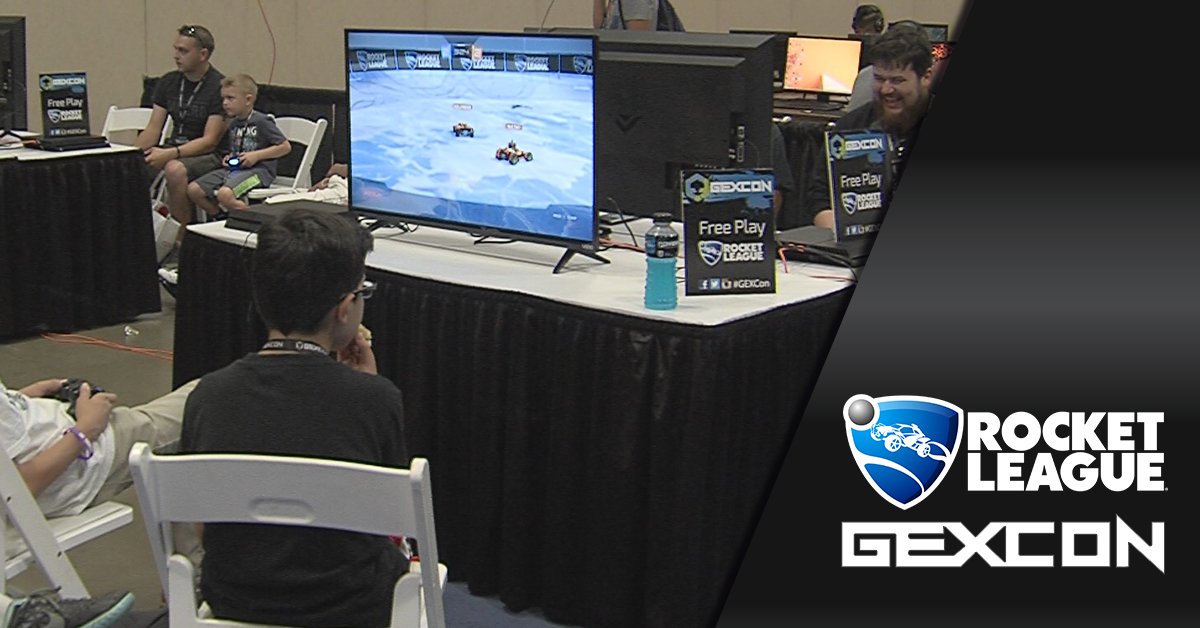 GEXConvention's tweet photo. Come compete in #tournaments and meet @DenialEsports 2v2 and 1v1 Tickets on Sale NOW! #RocketLeague https://t.co/3Xynu87ZSJ