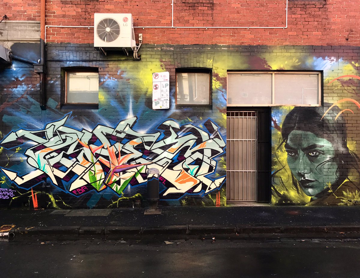 SHEM &amp; Steve Cross near <a href="/union_heights/">union_heights</a> in Melbourne. #graffiti #ironlak