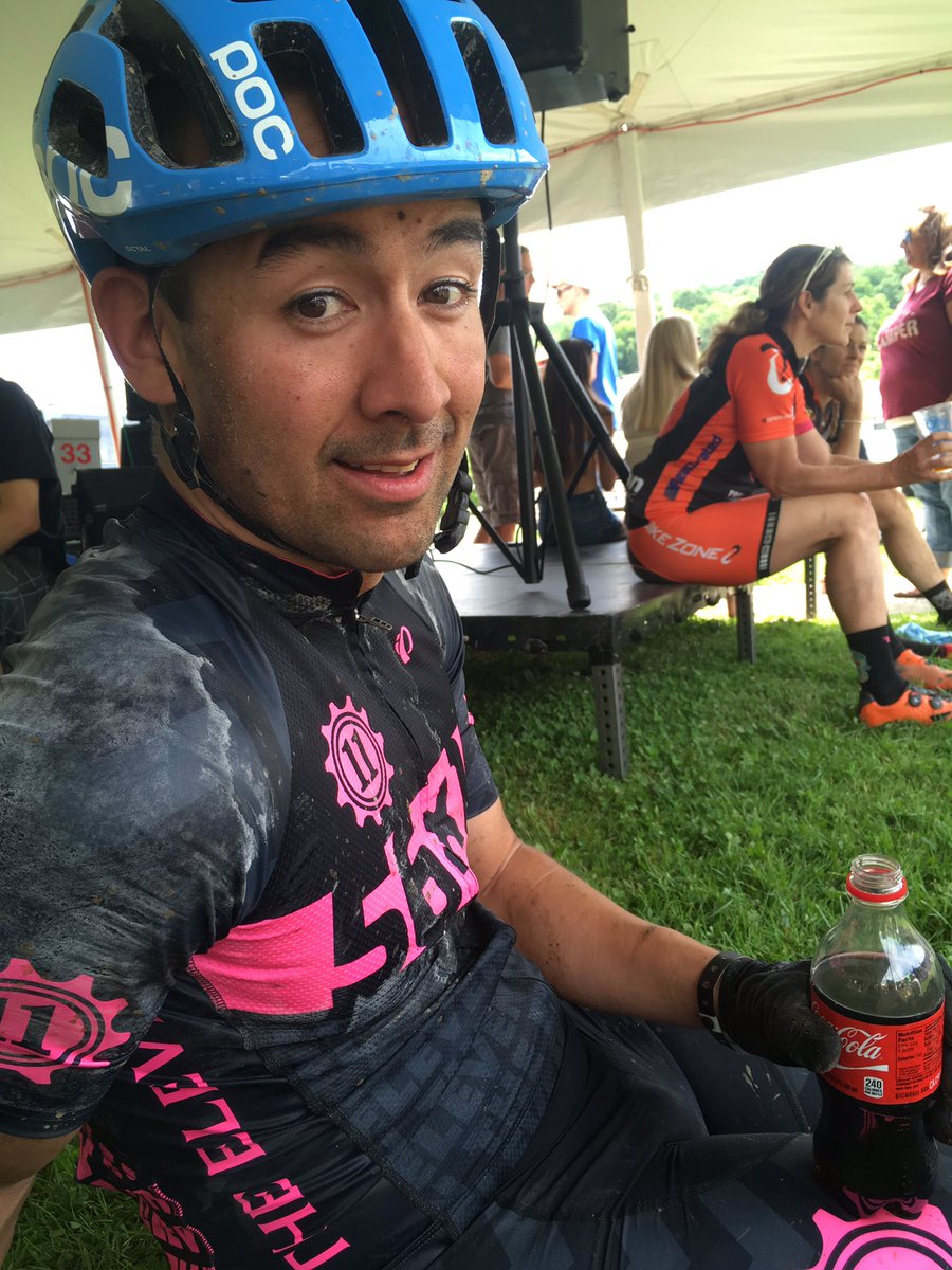 Hoping the soda in Ohio replaces electrolytes.  #mohican100 #crustyoldman #pearlizumi @The_11_Inc