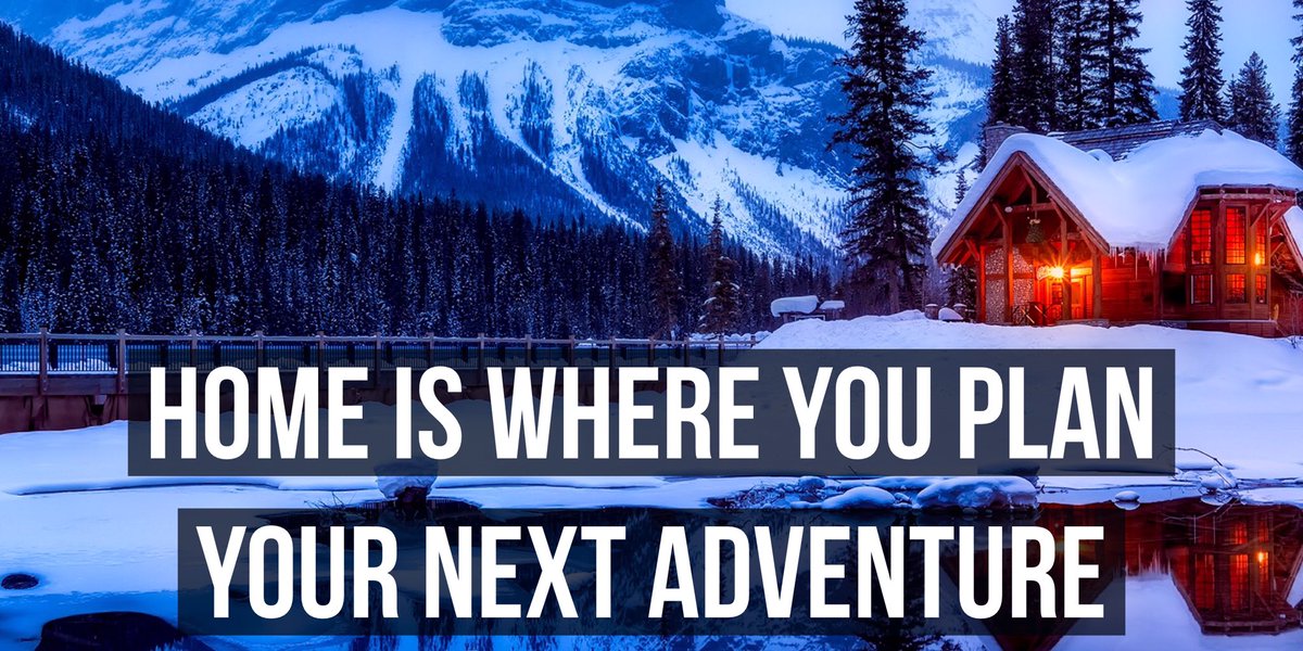 trytn's tweet image. #home is where you plan your next #adventure