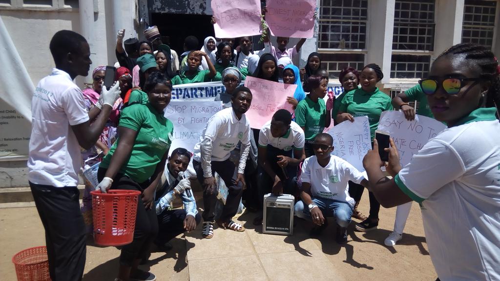 RidwanMJafar's tweet photo. Students from Department of Applied Ecology, Abubakar Tafawa Balewa University Bauchi celebrating the #WorldEnvironmentDay #WithNatureNg https://t.co/HNvicnc63r
