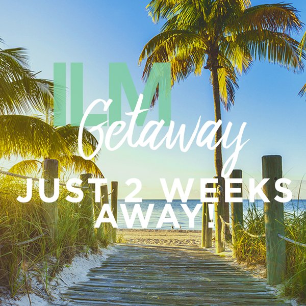 We are just 2 weeks away from the #bestgetawayever and there's still time to register. See you there! ow.ly/FcpW30clhYo