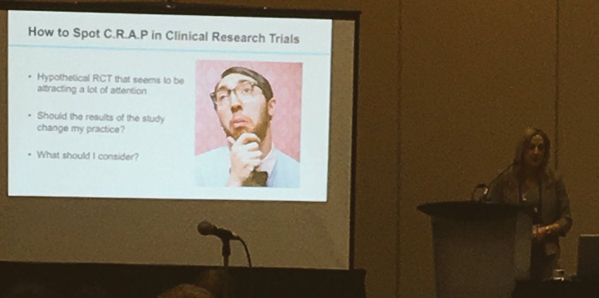 Can you spot crappy research? Key tips from epi expert Shelley Mcleod #caep17 @MountSinai