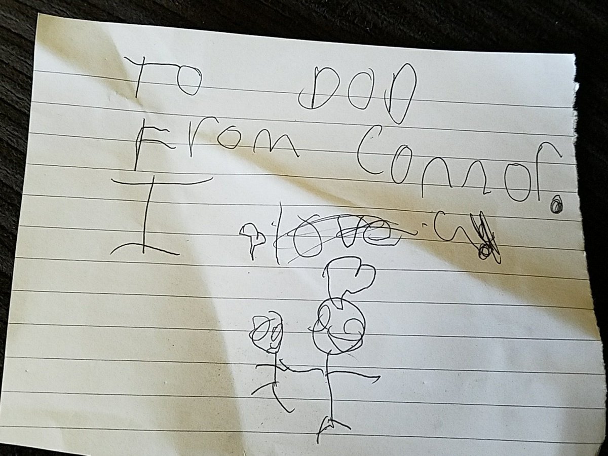 JamesFoxIsHere's tweet photo. Sometimes they let you know you're doing it right. #parenting #winning #fatherandson #family https://t.co/dIMdCuHcJu
