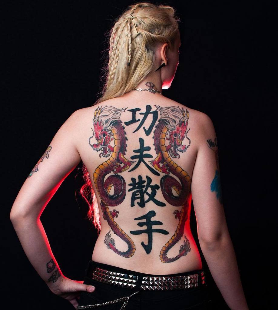 Level99RedMage's tweet photo. Professional #photoshoot of my #KungFuSanSoo #tattoo by @nephuxs 
#kungfu #sansoo #dragon #martialarts #chinese #kanji #dragons #backtattoo… https://t.co/Hh7nFSxlvI