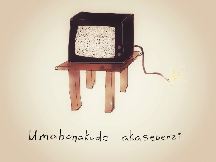 XhosaTalk's tweet photo. The TV is not working. #africanlanguage #xhosa #southafrica #southafrica #southafricantravel https://t.co/DOggjBIFv9