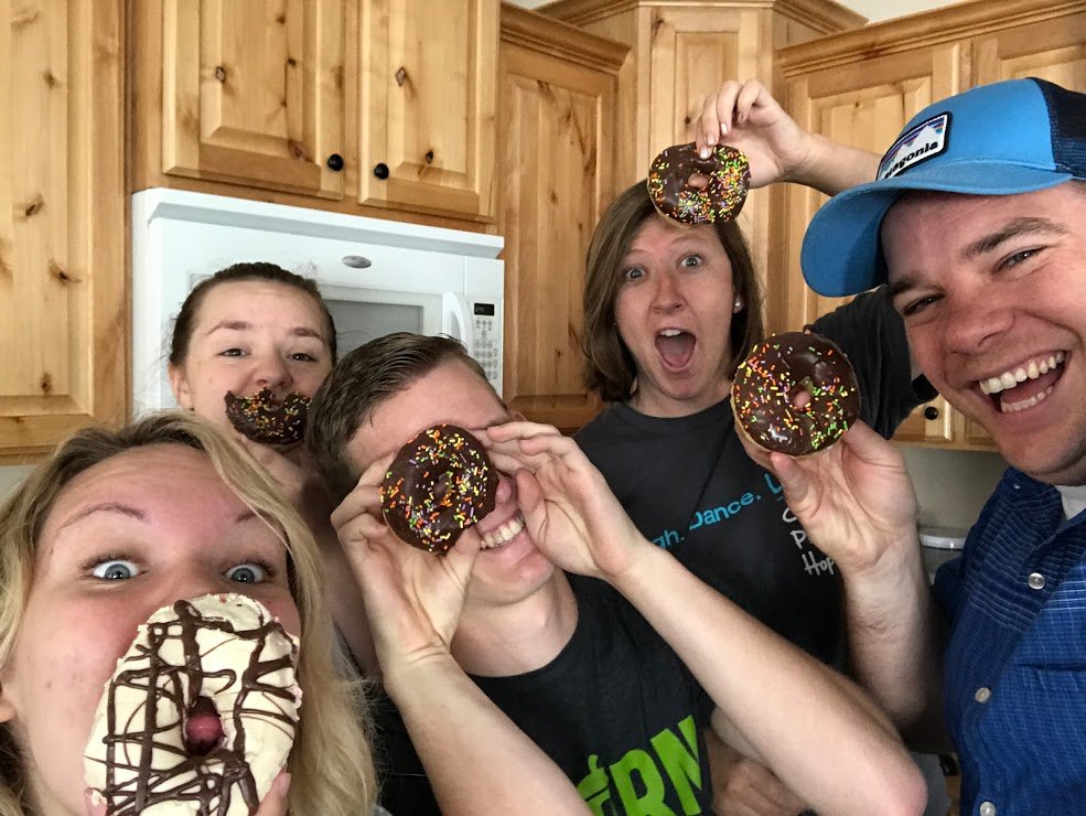 ninthrootagency's tweet photo. Another magical 9thRoot weekend: Natl. Donut Day, tubing, watching Albert Pujols's 600th homerun, &amp; a stand-up show at the Hollywood Improv. https://t.co/yDyxlbyJ1n