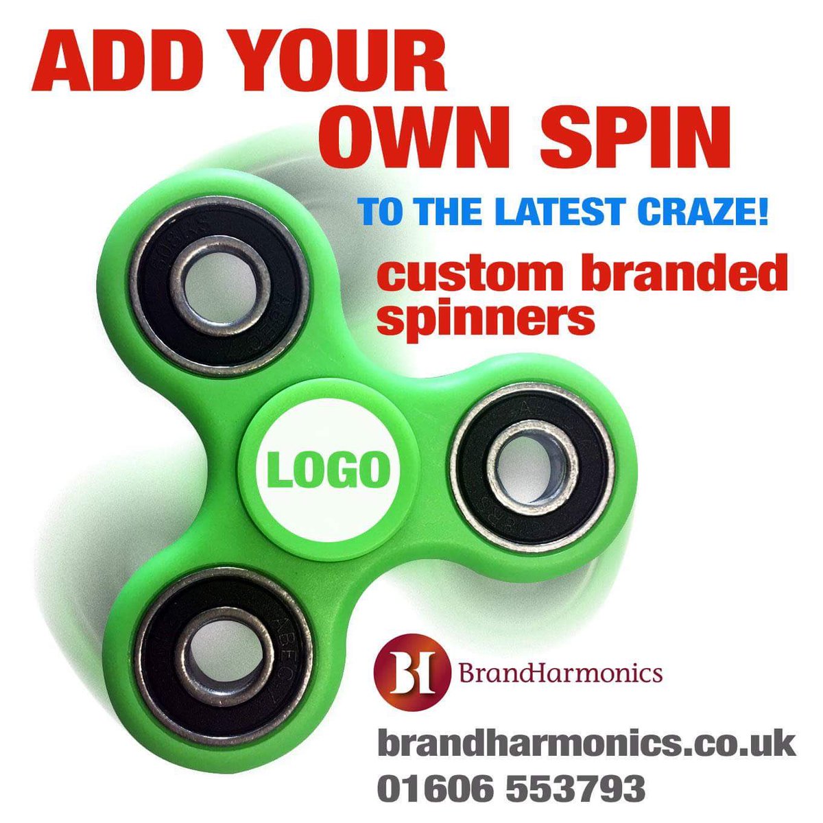 Put your own branded spin on the latest craze #fidgetspinner #OwnBranded #CheshireHour bit.ly/2rMwun3