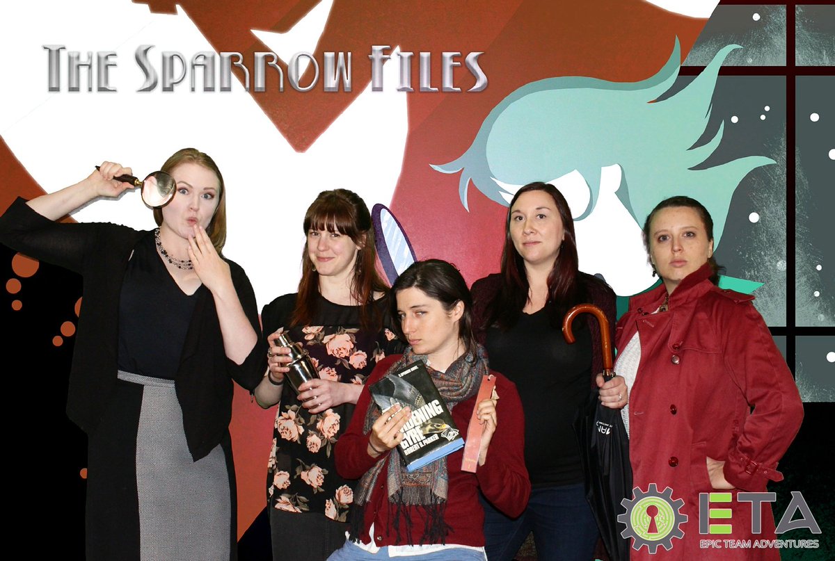 ETAescape's tweet image. Time for some detective work! 🕵️‍♂️🔎 #escaperoom #TheSparrowFiles #FilmNoir