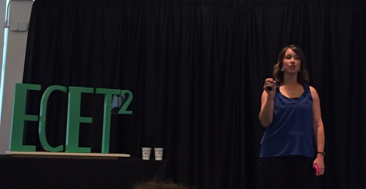 AmySpicer7's tweet photo. "Who you are is more important than what you teach." Thanks Missy for an amazing edtalk! #gts2017 @edinitiativeco https://t.co/ZItxUTfc0l