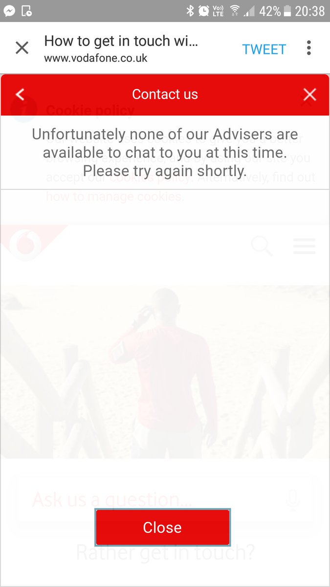 LiamGidds's tweet photo. @VodafoneUKhelp Well... I'd love to... But https://t.co/U10cJiBCft