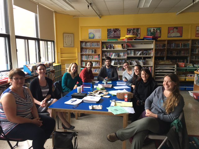CLC, Teachers &amp; Community Partners from the Eastern Townships came to visit &amp; share ideas &amp; inspiration for the upcoming gardening season!