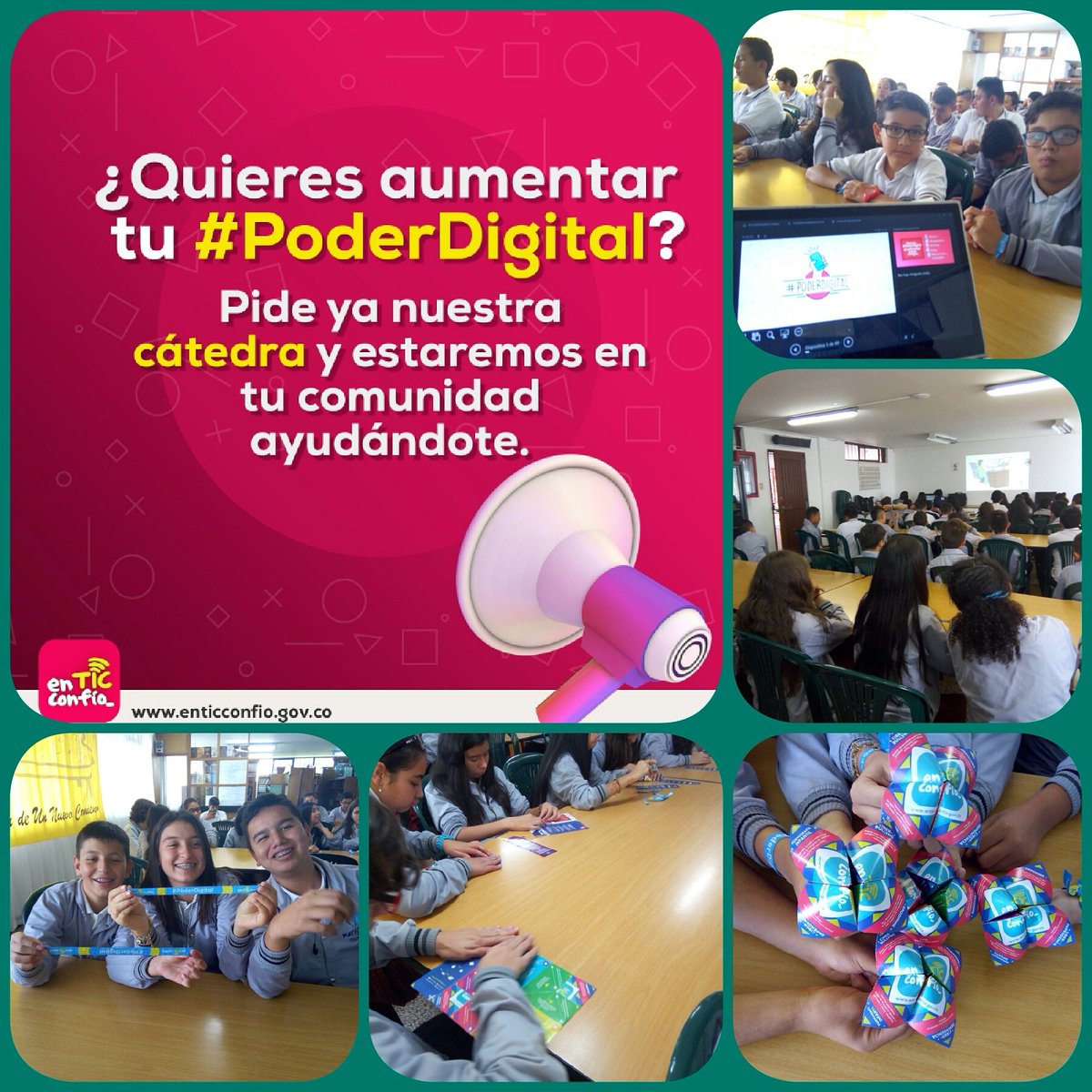 ProfeJulioAgu's tweet photo. Como en #ColCristo @CiudadManizales puedes solicitar la cátedra GRATUITA #PoderDigital de @enticconfio. Contáctanos. En toda #Colombia https://t.co/03yrODkbrD