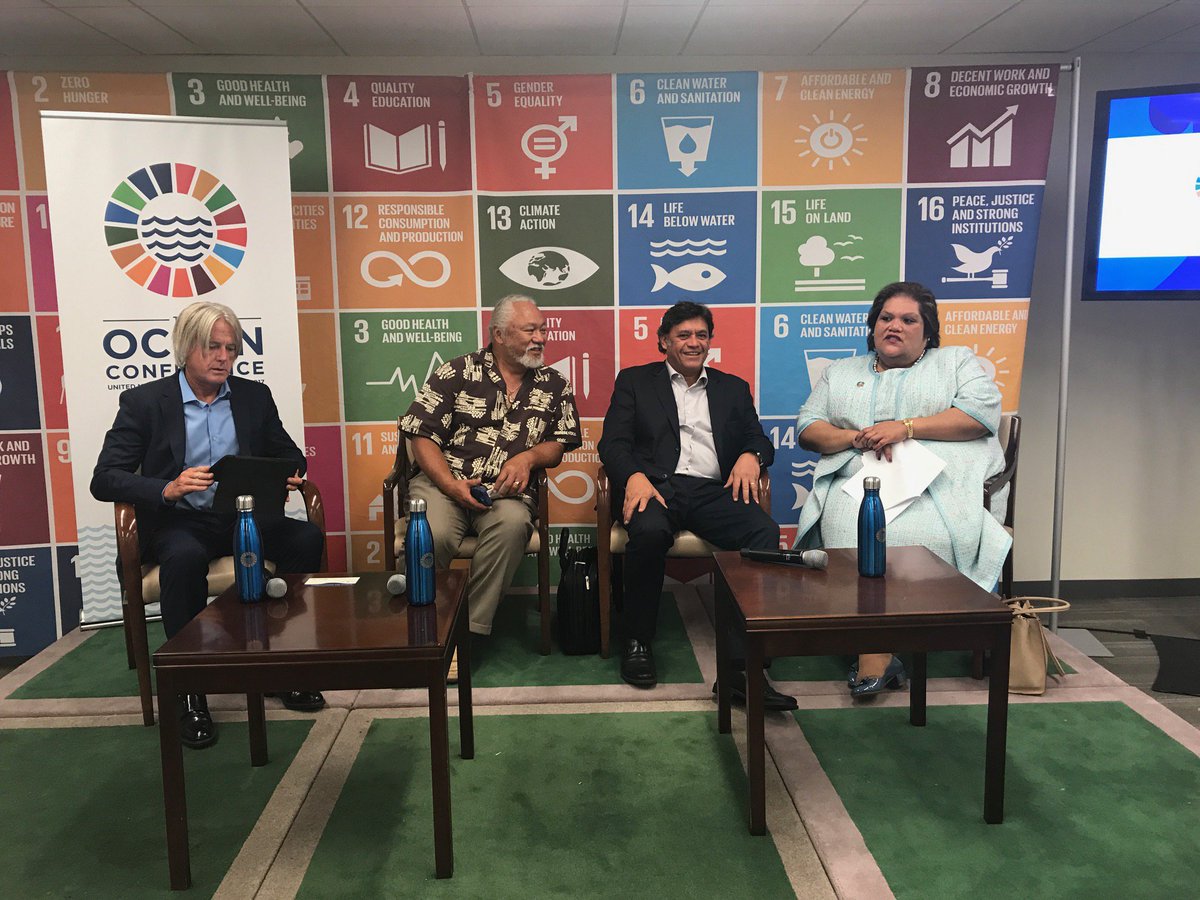 AMBMoses's tweet photo. Amb Moses participates in ocean "storytelling" event at #OceansConference #SaveOurOcean #SDG14 https://t.co/soabQ0BTsI
