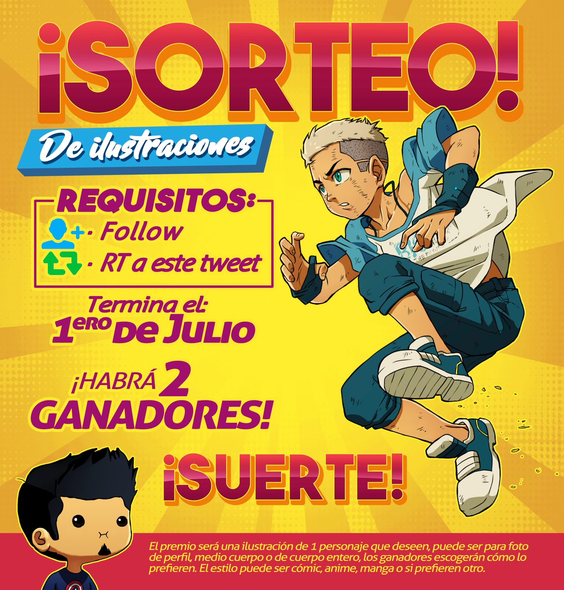 ChekoAguilar92's tweet photo. ¡SORTEO! 😀
Termina el 1ero de Julio, habrá 2 ganadores. ¡Mucha suerte a todos! https://t.co/tXUtXHCp7Y