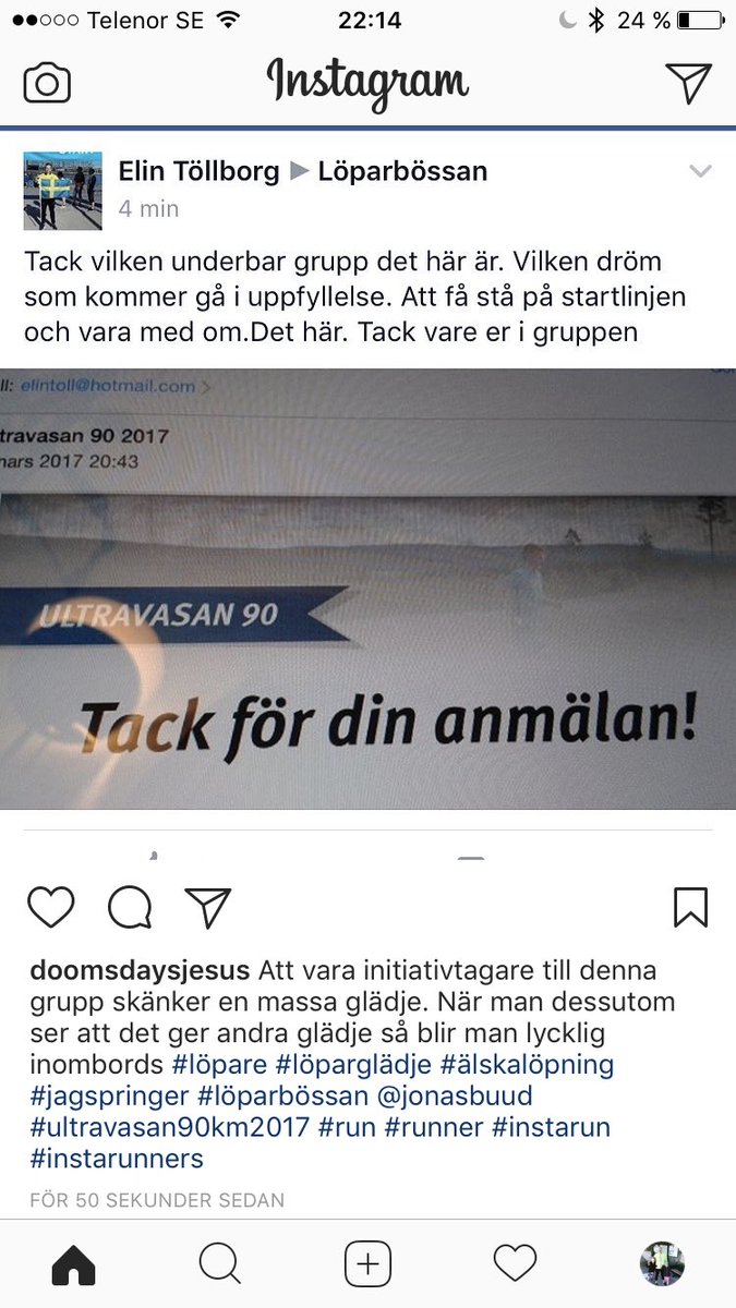 Glädjen i att ha startat denna grupp😄