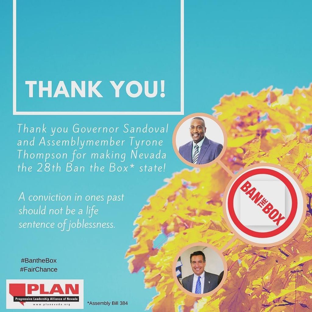 PLANevada's tweet photo. Thank you @thompson4AD17 &amp; @govsandoval for #AB384, a PLAN priority! #nvleg https://t.co/6HF3nK2YSK