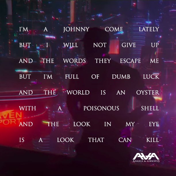 Angels & Airwaves on Twitter "musicmonday tunnels thedreamwalker…