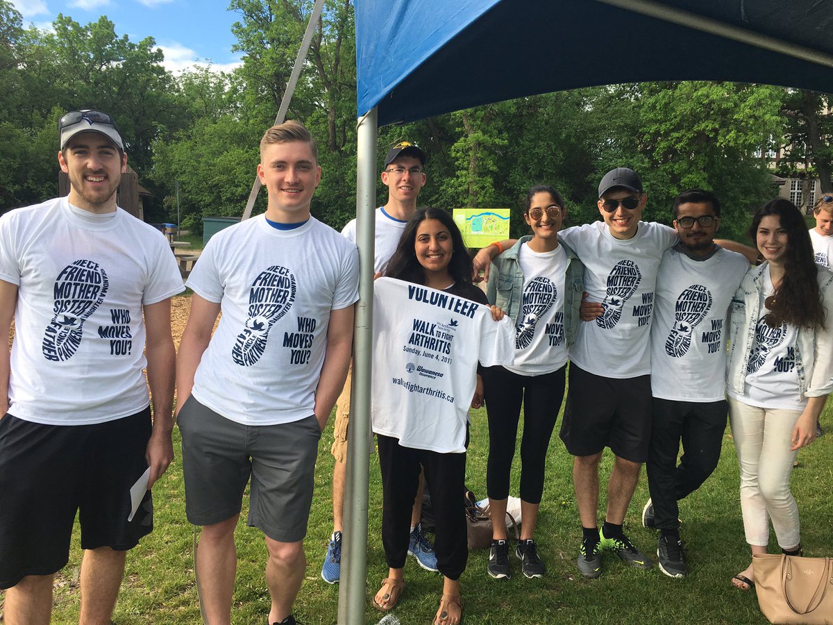 Team Toba rocked their first volunteer shift of the summer at yesterday's Walk to Fight Arthritis!! Thanks to all who came out to volunteer!