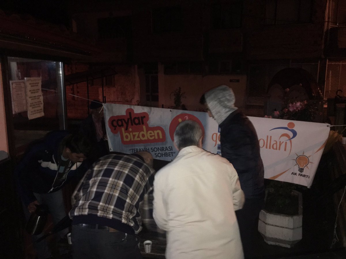 Çaylar Bizden Programı Kapsamında Bu Akşam Teravih Namazında Semerkant Camiindeydik.