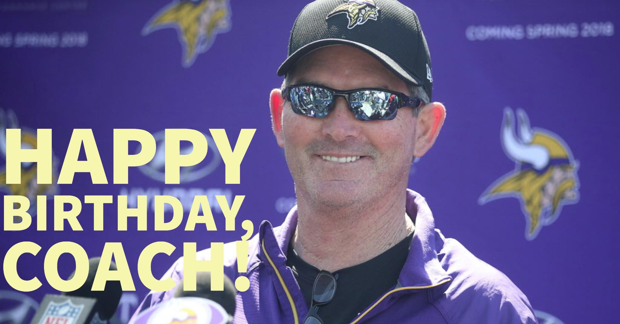 Wish Mike Zimmer a Happy Birthday! 