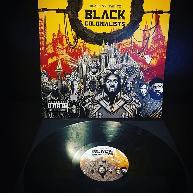 BlackVulcanite's tweet image. Happy to share this milestone with you. Black Colonialists, first ever Namibian Hip Hop record on vinyl. 🙏🏿@RoyalMintRecord