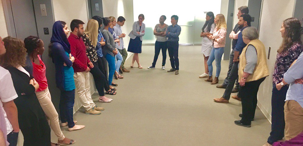 carolyntmeyer's tweet image. DPMI DC starts its 12th year today with Beryl Levinger. Ice breaker anyone? #intldevelopment #miis #dpmi @MIISDPMI