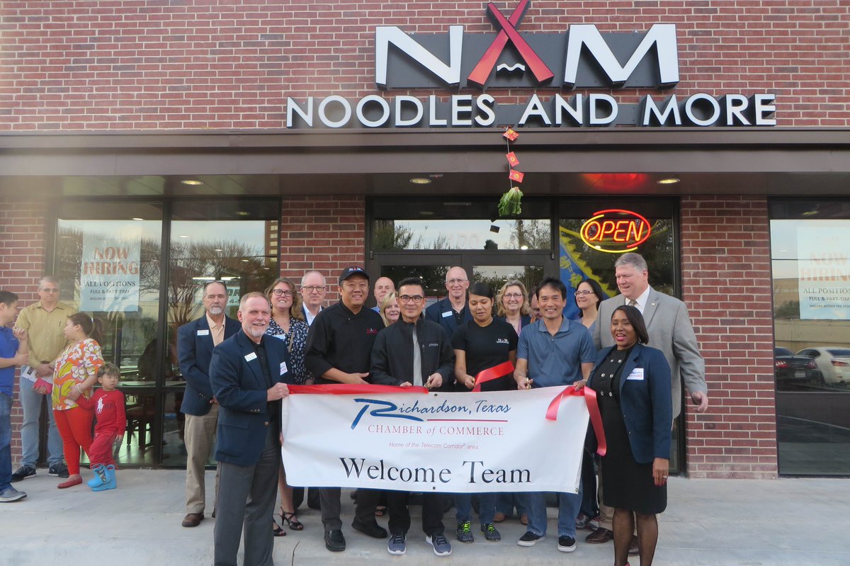 RichardsonCoC's tweet image. Ready to NAM down some great food? @NoodlesAndMore Richardson  is now open for business!