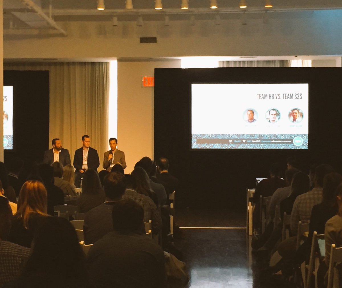 AdMonsters's tweet image. Experts weighing in at #OpsNY #Programmania. Team HB vs. Team S2S. Which are you? #programmatic