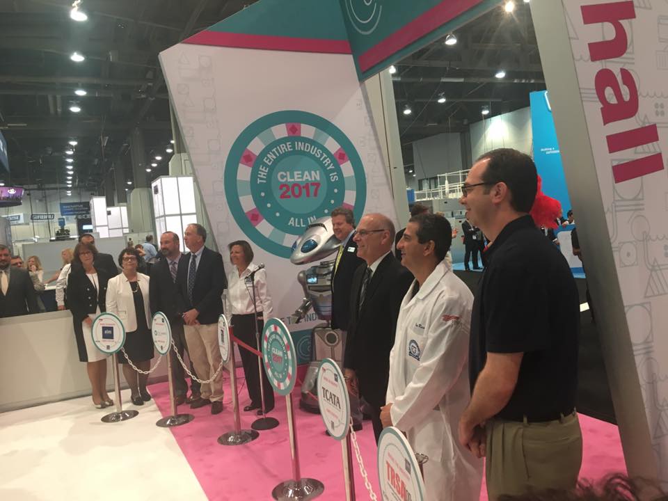 TheCleanShow's tweet photo. Opening Day here at #CLEAN2017!!! So excited to see everyone enjoying the opening ceremony/ribbon cutting. Day 1 is off to a great start! https://t.co/dAnALSoESN